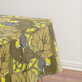 ボイシーの果樹の模様に描かれた鳥 テーブルクロス (インサイチュ)