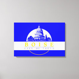 ボイシ国旗（アイダホ市） キャンバスプリント