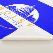 ボイシ国旗（アイダホ市） シェルパブランケット (3/4)