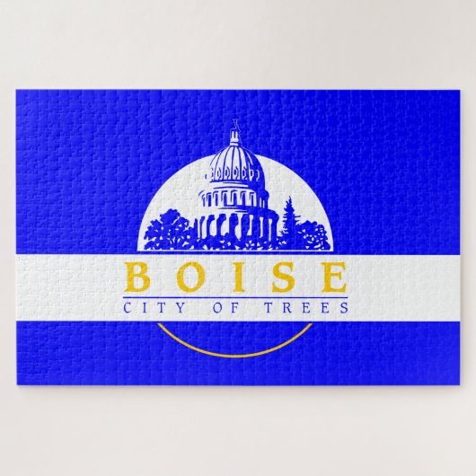 ボイシ国旗（アイダホ市） ジグソーパズル (横)