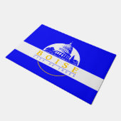 ボイシ国旗(アイダホ市) ドアマット (アングル)