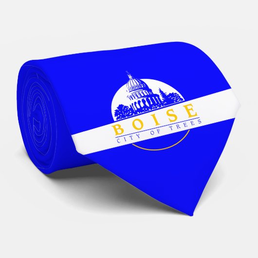 ボイシ国旗（アイダホ市） ネクタイ (ロール)