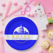 ボイシ国旗（アイダホ市） ペーパープレート (パーティー)