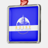 ボイシ国旗(アイダホ市) メタルオーナメント (左)