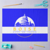 ボイシ国旗（アイダホ市） 薄葉紙 (クラフト)