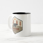 ボイシ国立森林アイダホベア ツートーンマグカップ (正面左)