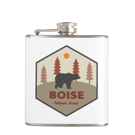 ボイシ国立森林アイダホベア フラスク (正面)