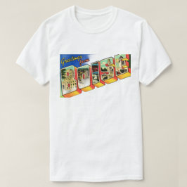 ボイシ アイダホ州 ぼやけたデザインTシャツ Tシャツ