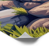 ボイジャーズナショナル・パーク雨湖ミネソタ ポスター (角)