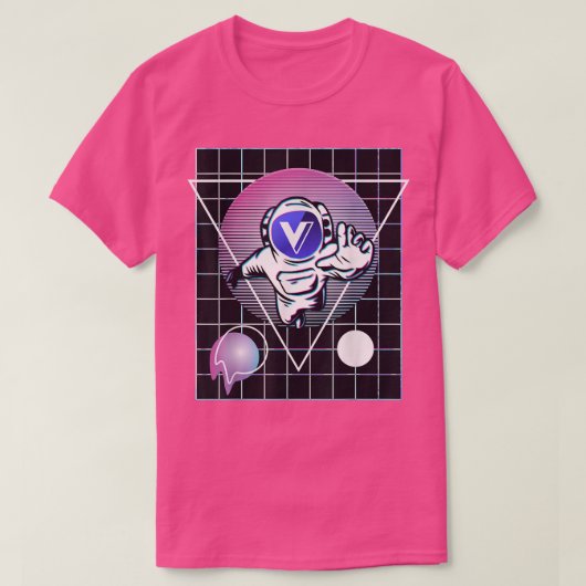 ボイジャートークン宇宙飛行士Tシャツ Tシャツ (デザイン正面)