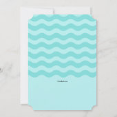 ボイジャーバニーシャワー招待状ブルー 招待状 (裏面)