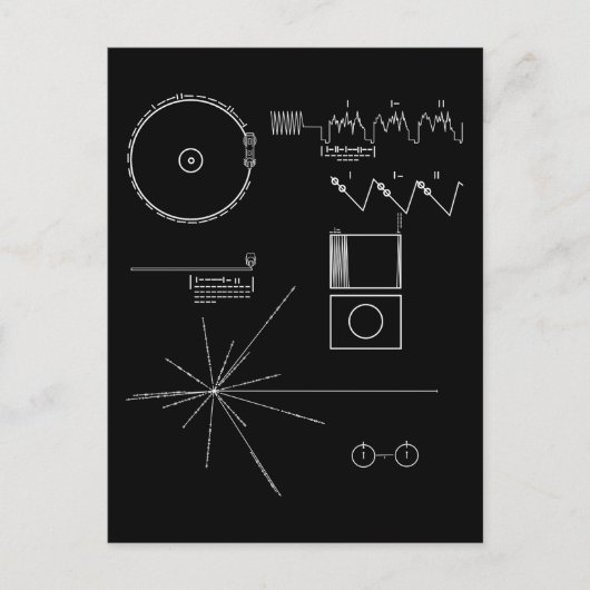 ボイジャーメッセージ ポストカード (正面)