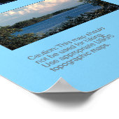 ボイジャー国立公園のポスターマップ ポスター (角)