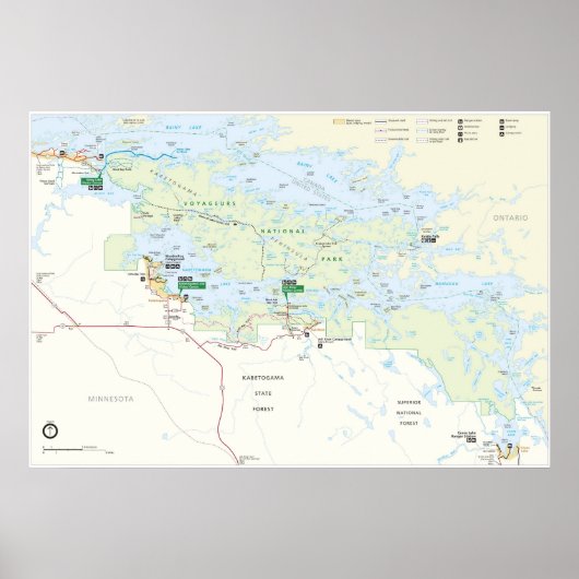 ボイジャー国立公園 ポスター (正面)