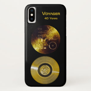 ボイジャー宇宙船ゴールデンレコードとカバー iPhone X ケース