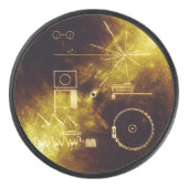 ボイジャー宇宙船ゴールデンレコードカバー アイスホッケーパック (正面)