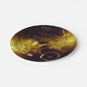 ボイジャー宇宙船ゴールデンレコードカバー ペーパープレート (アングル)