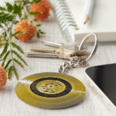 ボイジャー宇宙船ゴールデンレコード キーホルダー (側面)