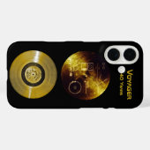 ボイジャー探査機のゴールデンレコードとカバー Case-Mate iPhoneケース (裏面 (横))