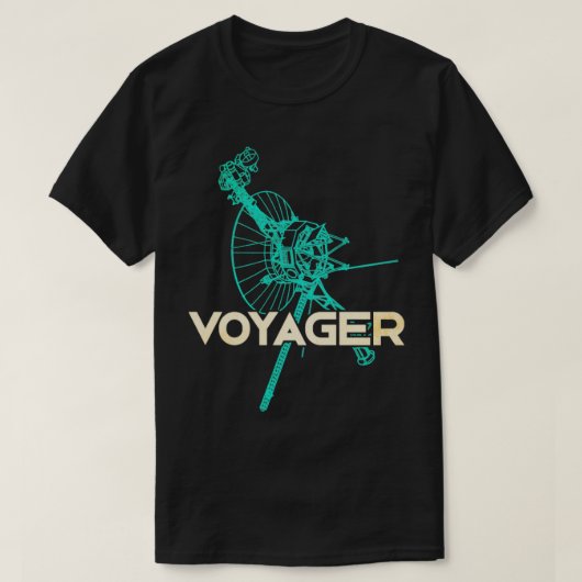ボイジャー星間宇宙プローブ5 Tシャツ (デザイン正面)