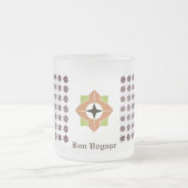 ボイジャー曇りガラス製マグカップ フロストグラスマグカップ (中央)