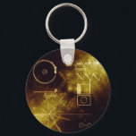ボイジャー黄金記録 キーホルダー<br><div class="desc">各ボイジャー宇宙運は、他の惑星系からの生命型枠によっていずれかの宇宙船が発見されたイベント内の金ゴールドメッキされたオーディオビジュアル知性があるディスクをプローブする。地球と地球の生活様式運、科学的情報の範囲、人々の話州(国の事務総長と大統領と地球の子ら)とメドレー「地球の音」、鯨の音、ベビー泣き叫び、海岸で波が砕ける音、モーツァルトとチャック・ベリーの作品を含む地球の音楽の集まり。 」</div>