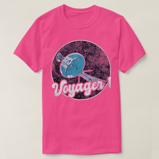 ボイジャー1星間宇宙プローブ11 Tシャツ (デザイン正面)