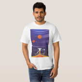 ボイジャー・グランドツアー科学ポスター Tシャツ (正面フル)