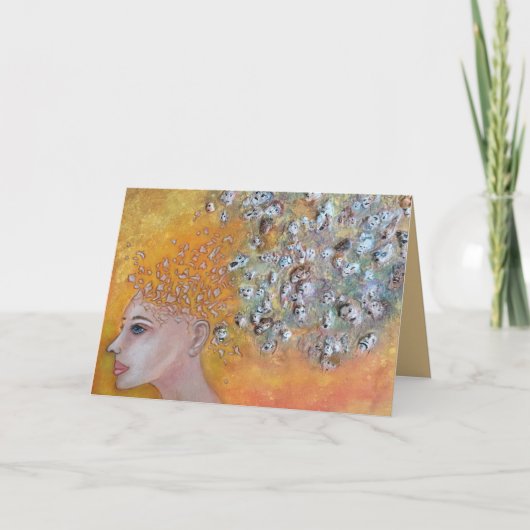 ボイスオリジナルアートストロングウーマン カード (正面)