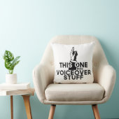 ボイスオーバーおもしろい-ヴィンテージこのボイスオーバーを行う クッション (椅子)