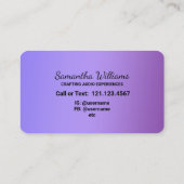 ボイスオーバーアーティストポッドキャスター 名刺 (裏面)