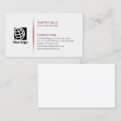 ボイスオーバーエンターテイメントスキルシンプルライン 名刺 (正面/裏面)