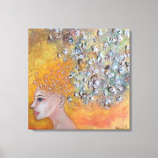 ボイス不安キャンバスプリント キャンバスプリント (正面)