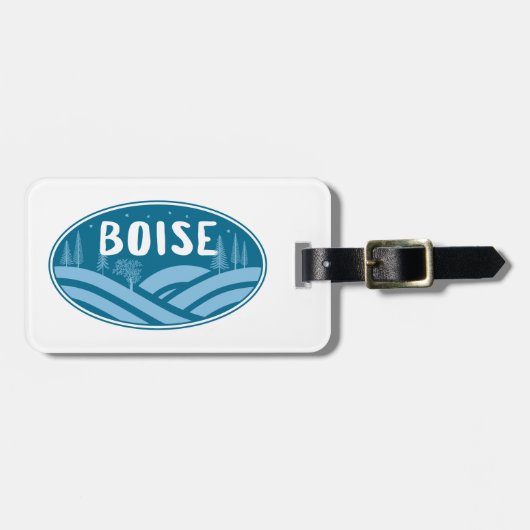 ボイズアイダホアウトドア ラゲッジタグ (正面横)