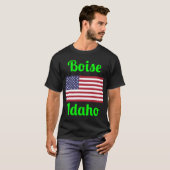 ボイズアイダホスタイリッシュプリント1 Tシャツ (正面フル)