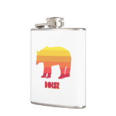 ボイズアイダホレインボーベア フラスク (左)