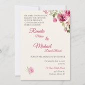 ボイズンベリー ローズ 結婚式の招待状 招待状 (正面)