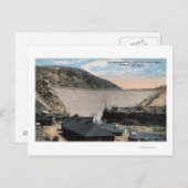 ボイズ川とアロー素晴らしロックダム ポストカード (正面/裏面)