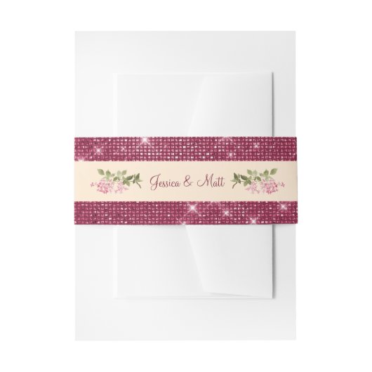 ボイセンベリーベリーベリーバンド 招待状ベリーバンド (正面例)