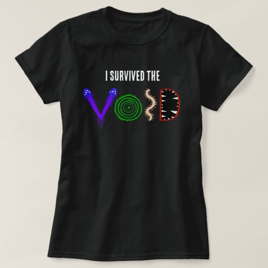 ボイドを生き延びたTシャツ Tシャツ (デザイン正面)