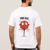 ボイドハグの面白いエイリアンキャラクターギフト Tシャツ (裏面)