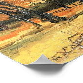 ボイドブーローンピープル歩くヴァンゴッホファインアート ポスター (角)