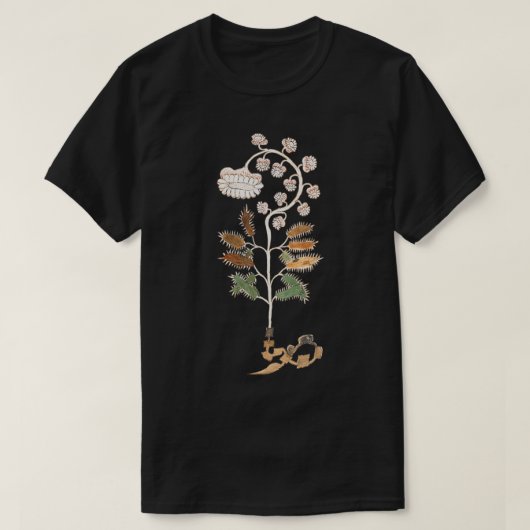 ボイニッヒ原稿プラントイラストレーション Tシャツ (デザイン正面)