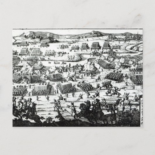ボイヌの戦い、1690年 ポストカード (正面)