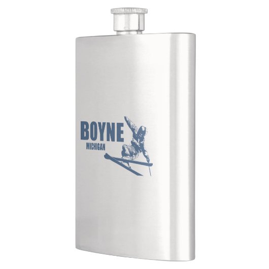 ボイヌマウンテンリゾートミシガンスキーヤー フラスク (左)