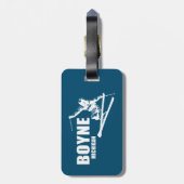 ボイヌマウンテンリゾートミシガンスキーヤー ラゲッジタグ (裏面縦)