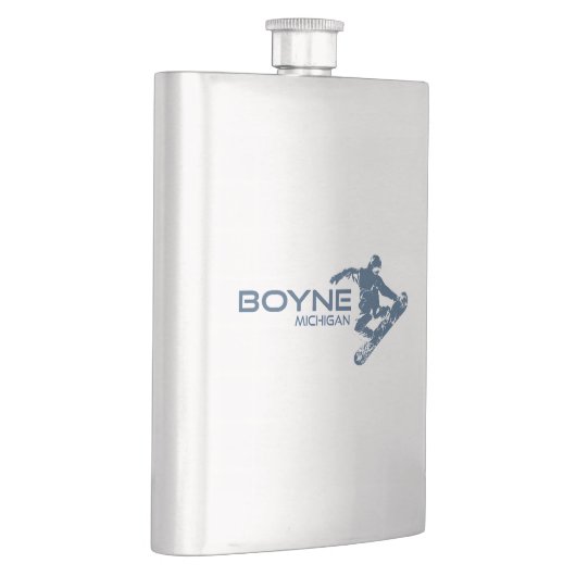 ボイヌマウンテンリゾートミシガンスノーボーダー フラスク (右)
