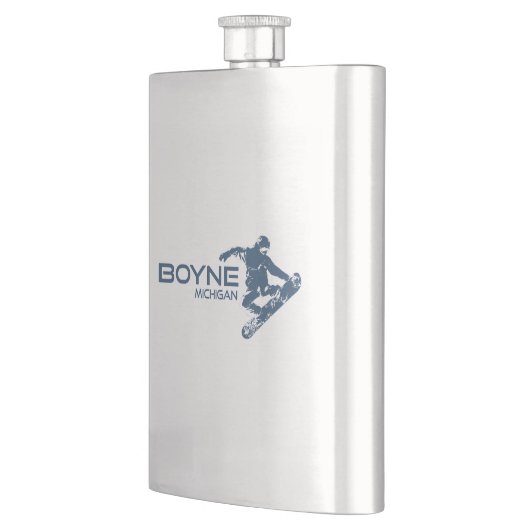 ボイヌマウンテンリゾートミシガンスノーボーダー フラスク (左)