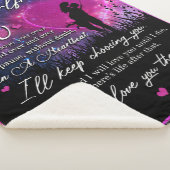 ボイフパーソナライズされたリの素晴らしい彼女に シェルパブランケット (3/4)