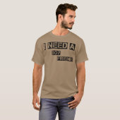 ボイフレンドが必要な女の子 Tシャツ (正面フル)